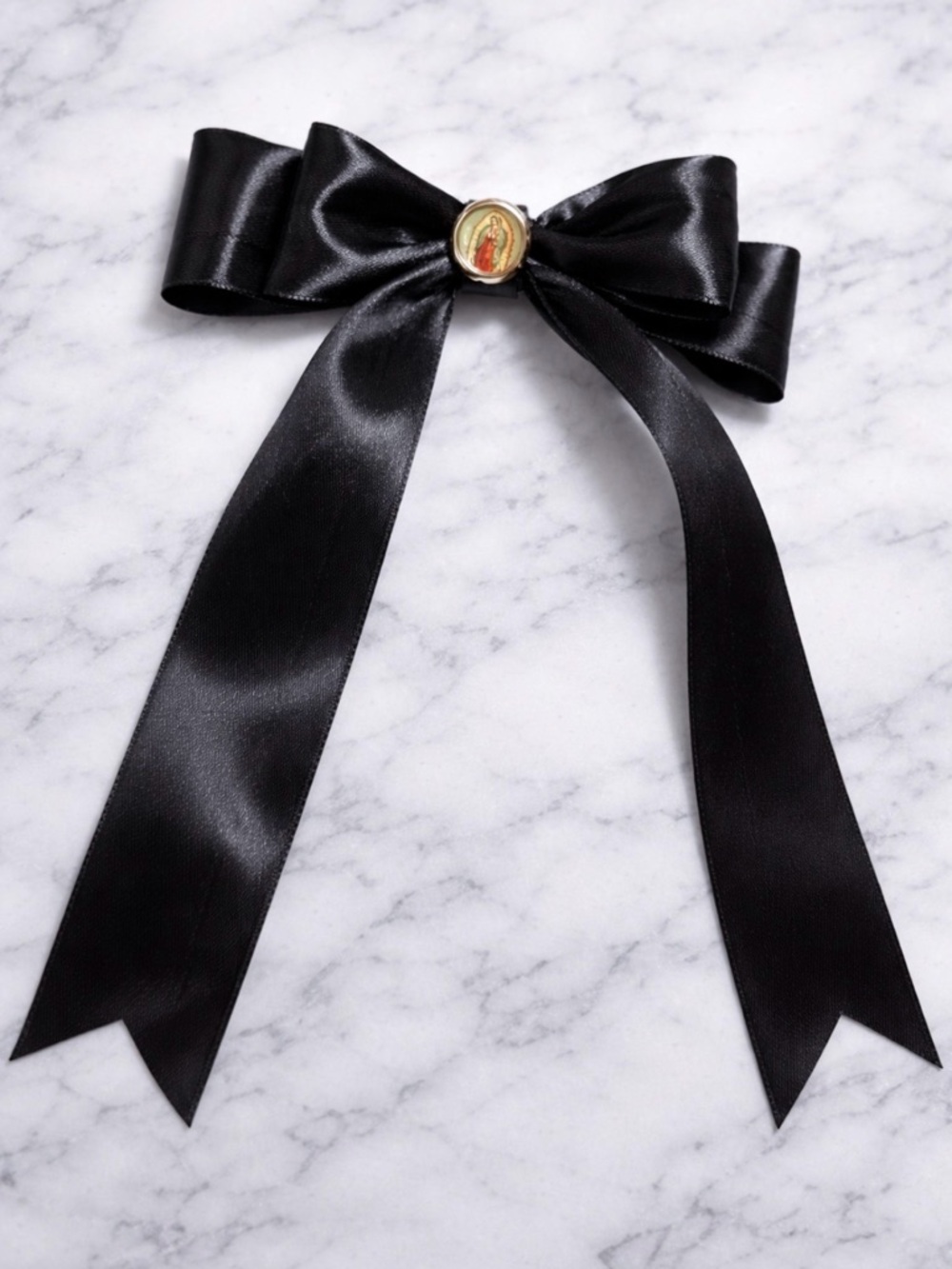 Virgin Mary Black Bow 🫶